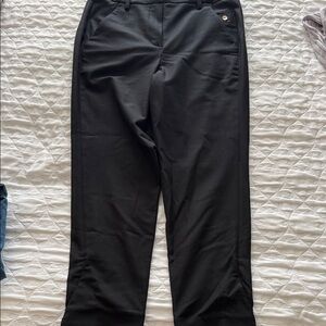 Kit and Ace Men's Black Dress Pants - Tailored Straight Leg